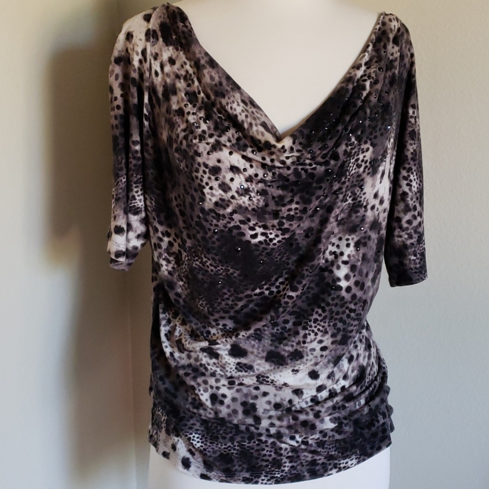 Velvet brand cowl neck top